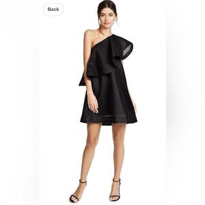 Halston Heritage one shoulder dress